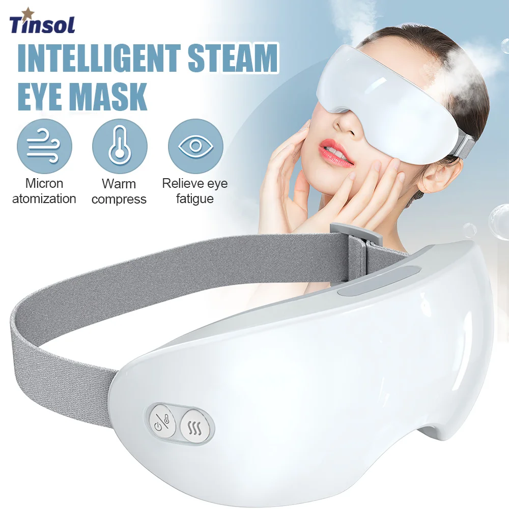 Portable Heated Steam Eye Massager with Mist - Smart Eye Care for Dry Eyes & Eye Fatigue
