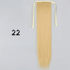 Wrap-Around Clip-In Ponytail Hair Extension 22-34 in (56-86 cm) Long Straight Heat-Resistant Synthetic Blonde Brown
