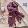 SENAIFEI Luxury Winter Wool Scarf for Women – Cashmere-Feel Pashmina Shawl Wrap, Thick Soft 30 x 200 cm (11.8 x 78.7 in)