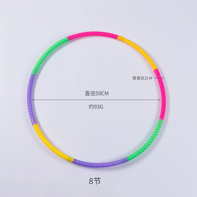 Sport Removable Color Hoop Equipment for Children Portable Exercise Plastic Fitness Training Circle Children's Best Gifts