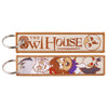 Anime Embroidered Keychain Double-Sided Key Fob 3 x 13 cm (1.2 x 5.1 in) for Backpacks Cars Motorcycles Gift