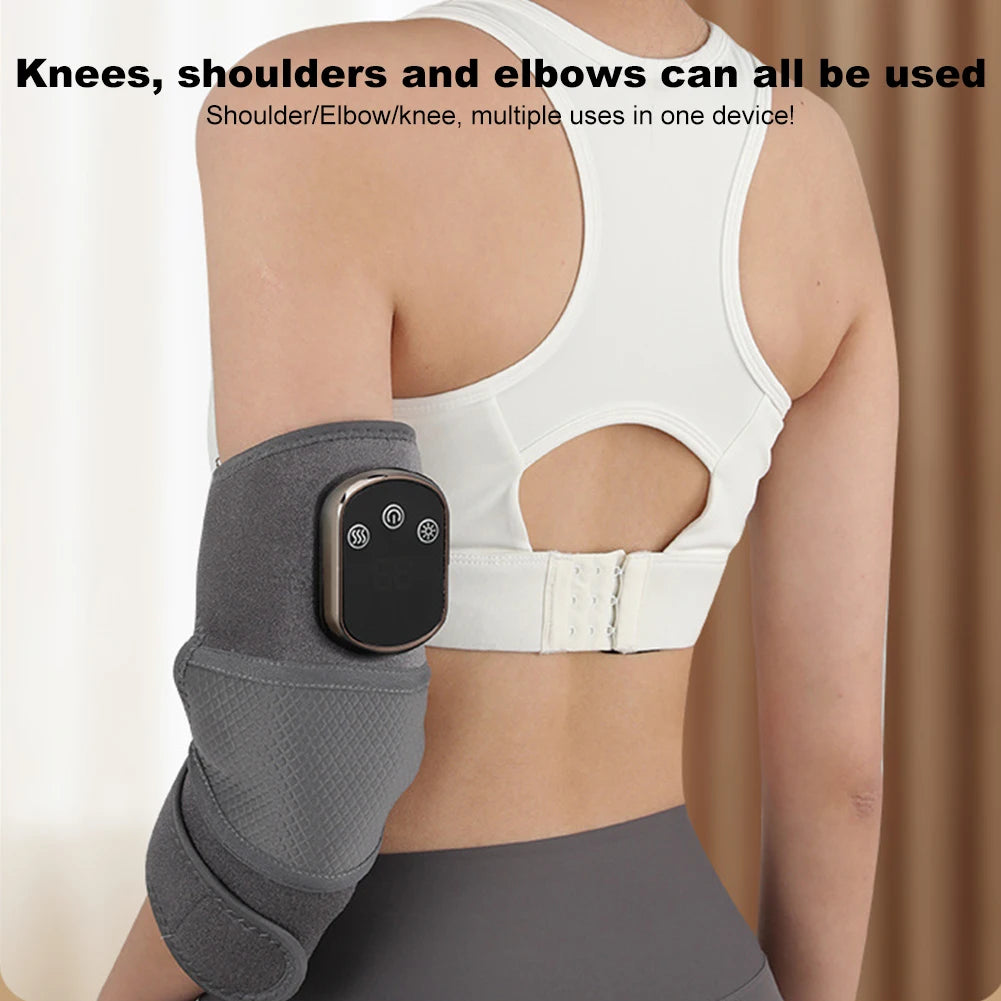 Cordless Heated Foot Revive Massager — 3 Vibration Modes & 5 Heat Levels for Plantar Fasciitis and Achilles Tendon Relief