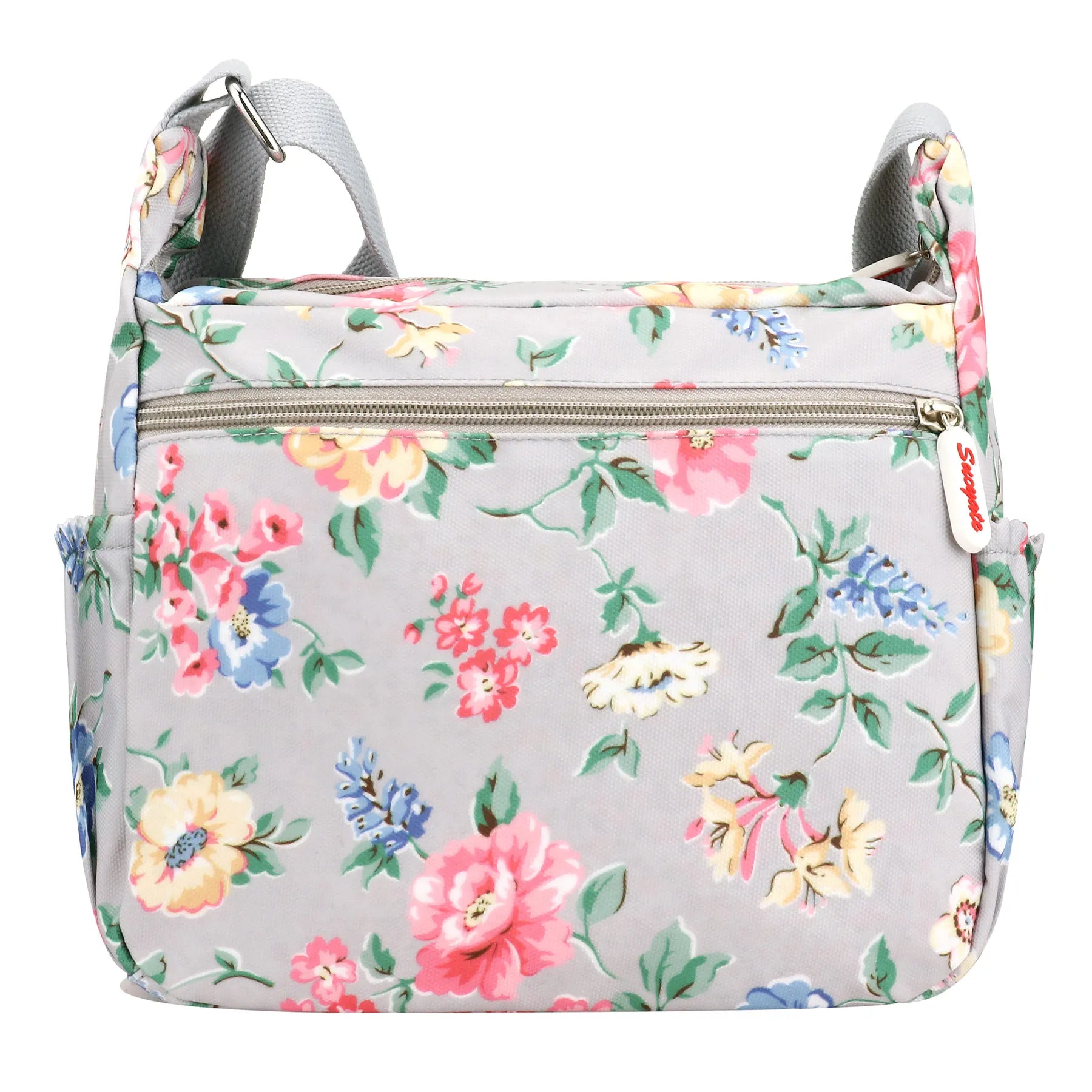 Floral Waterproof Multi-Pocket Crossbody Bag for Women – Casual Shoulder Messenger