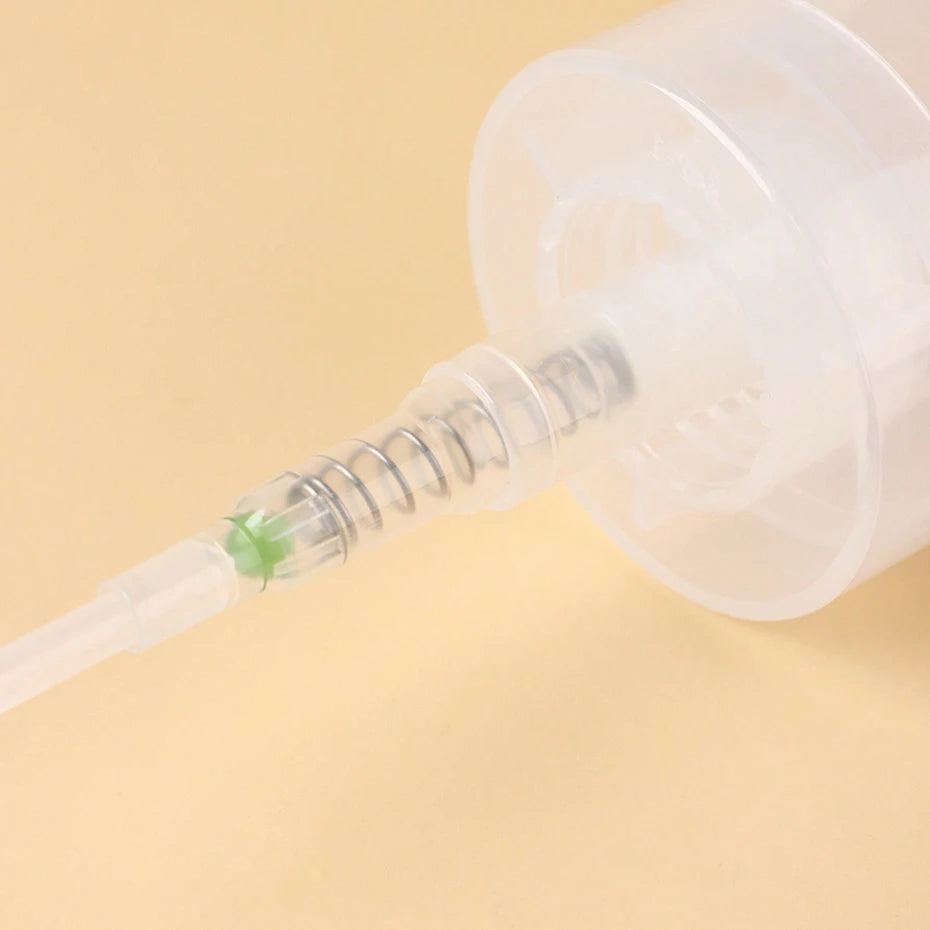 200ml (6.8 fl oz) Refillable Pump Bottle for Nail Polish Remover Press Dispenser — Manicure & Makeup Cleaner