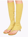 Pinch Toe Knee-High Stretch Boots for Women – Slim Kitten Heel 7 cm (2.8 in), Zip Closure, Elastic Microfiber Upper