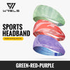 Moisture-Wicking Sports Headband Sweatband Non-Slip Elastic Workout Hairband (1/2/3-Pack) for Men & Women