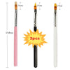 Professional Nail Art Liner Brush Set — Striping & Detailing Pens, 6–25 mm (0.24–0.98 in) Tips