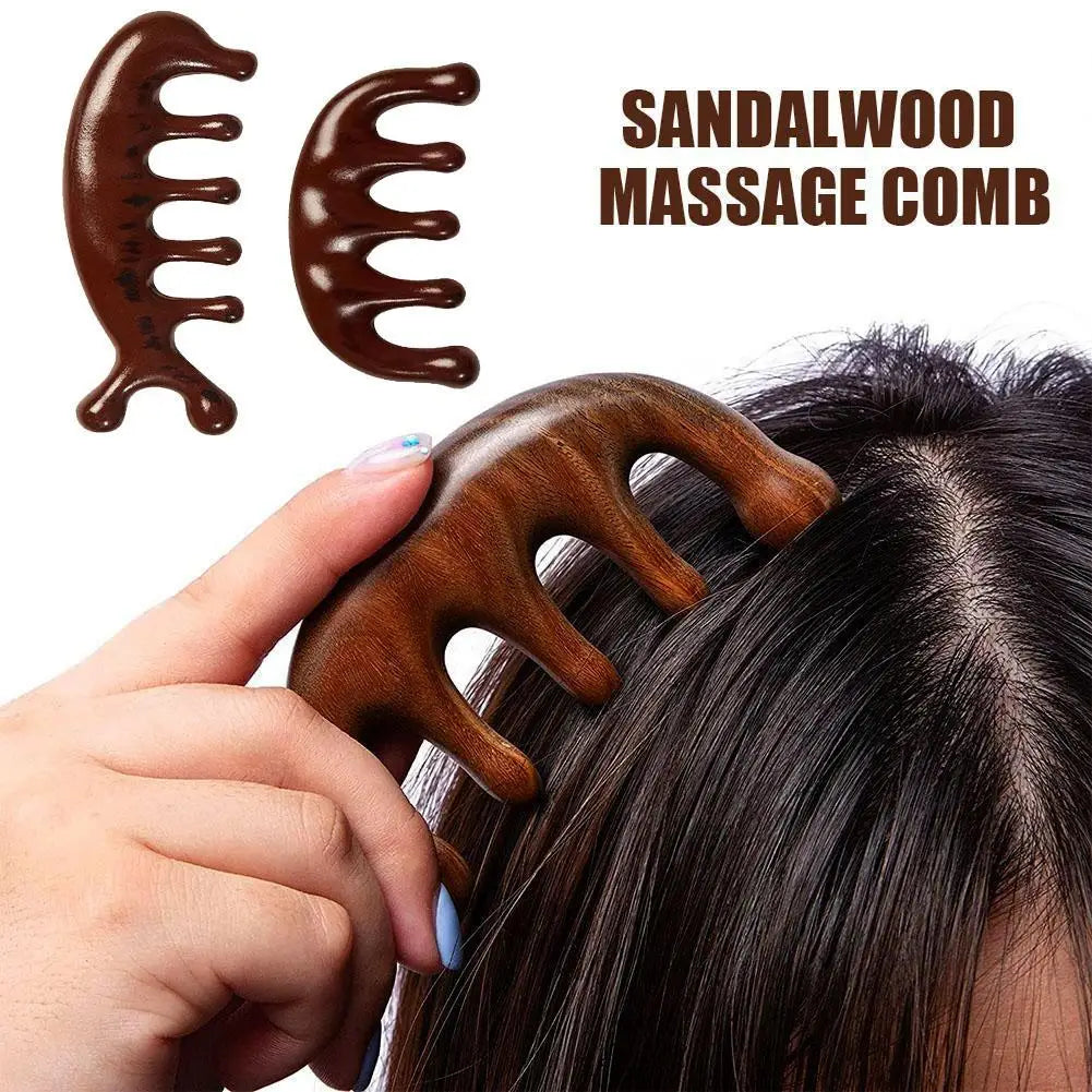 Five-Tooth Whale Scalp Massager Comb – Anti-Static Scalp Scraper & Body Massage Tool