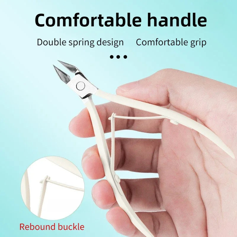 Stainless Steel Cuticle Scissors - Sharp Rust-Resistant Manicure & Nail Care Tool