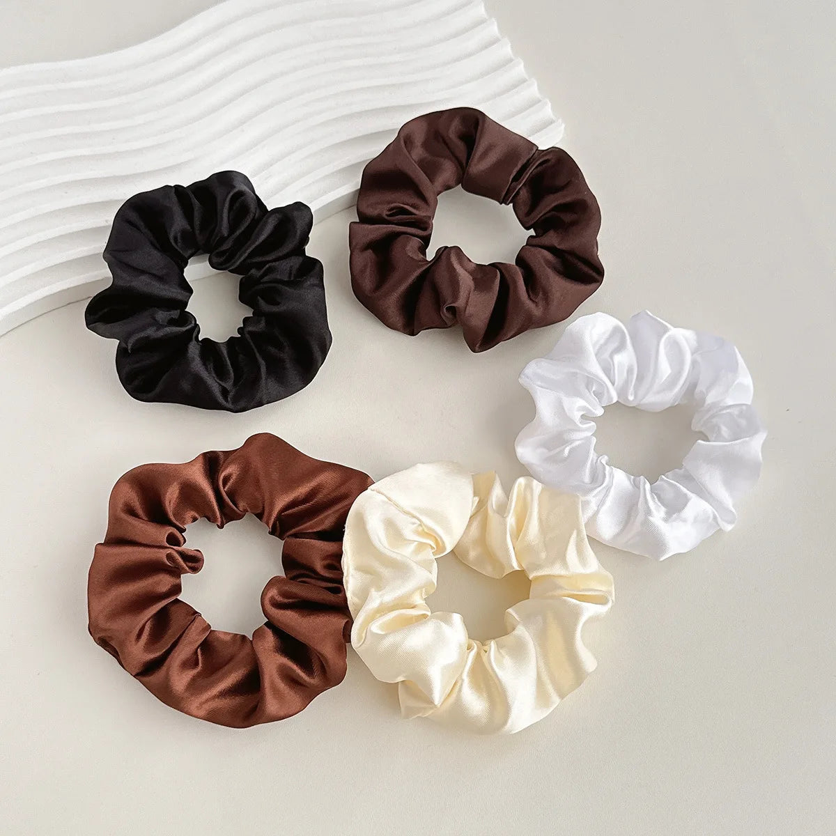 10-Pack High-Stretch Sports Headbands for Women & Girls – Elastic Sweat-Absorbent Running & Yoga Hairbands, Minimalist Solid Polyester Headwraps