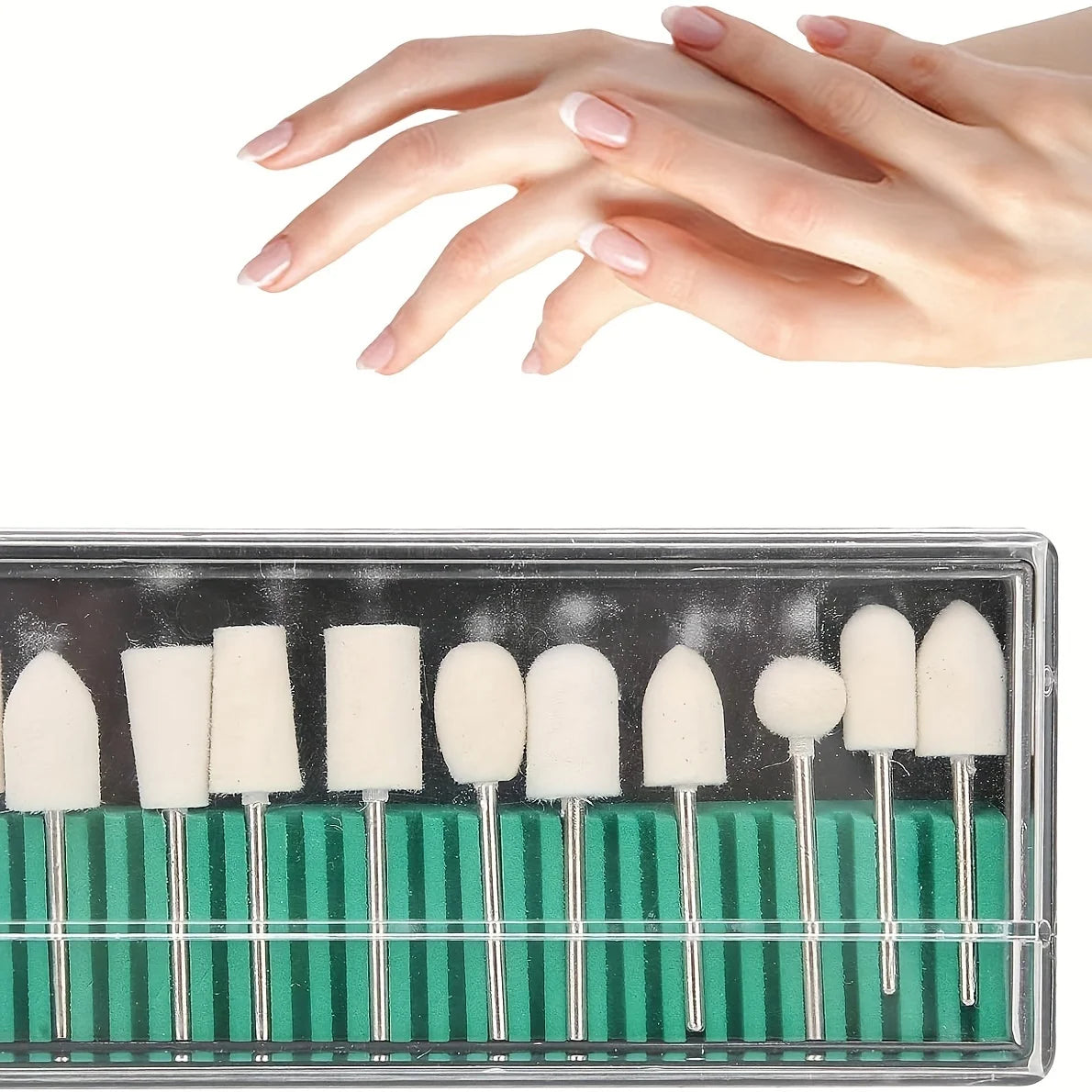 YIKOOLIN 6-in-1 USB Electric Nail Drill Kit — Portable Pen-Style Manicure Polisher with Nail Art Bits