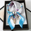 60 Colors Silk-Feel Satin Square Scarf 70 x 70 cm (27.6 x 27.6 in) — Women's Hair Wrap, Bandana, Foulard, Hijab