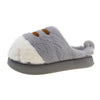 3D Cat Paw Plush Slip-On Slippers - Warm Furry Indoor House Slippers for Women and Couples