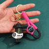 Kpop Demon Hunters Tiger PVC Keychain Harajuku Cute Cartoon Key Ring for Fans & Kids Halloween Gift