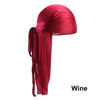 Silk-Look Pre-Tied Headscarf Bandana Turban Durag, Unisex Chemo Cap Pirate Hat – Elastic Free Size 22-23 in (56-58 cm)