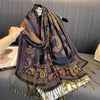 Cashmere-Feel Pashmina Shawl – Women's Warm Winter Scarf Wrap, 70 x 190 cm (27.6 x 74.8 in)
