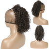 Drawstring Kinky Curly Ponytail Extension 10 inch (25 cm) - Short Afro Synthetic High-Temperature Fiber, 1-Piece