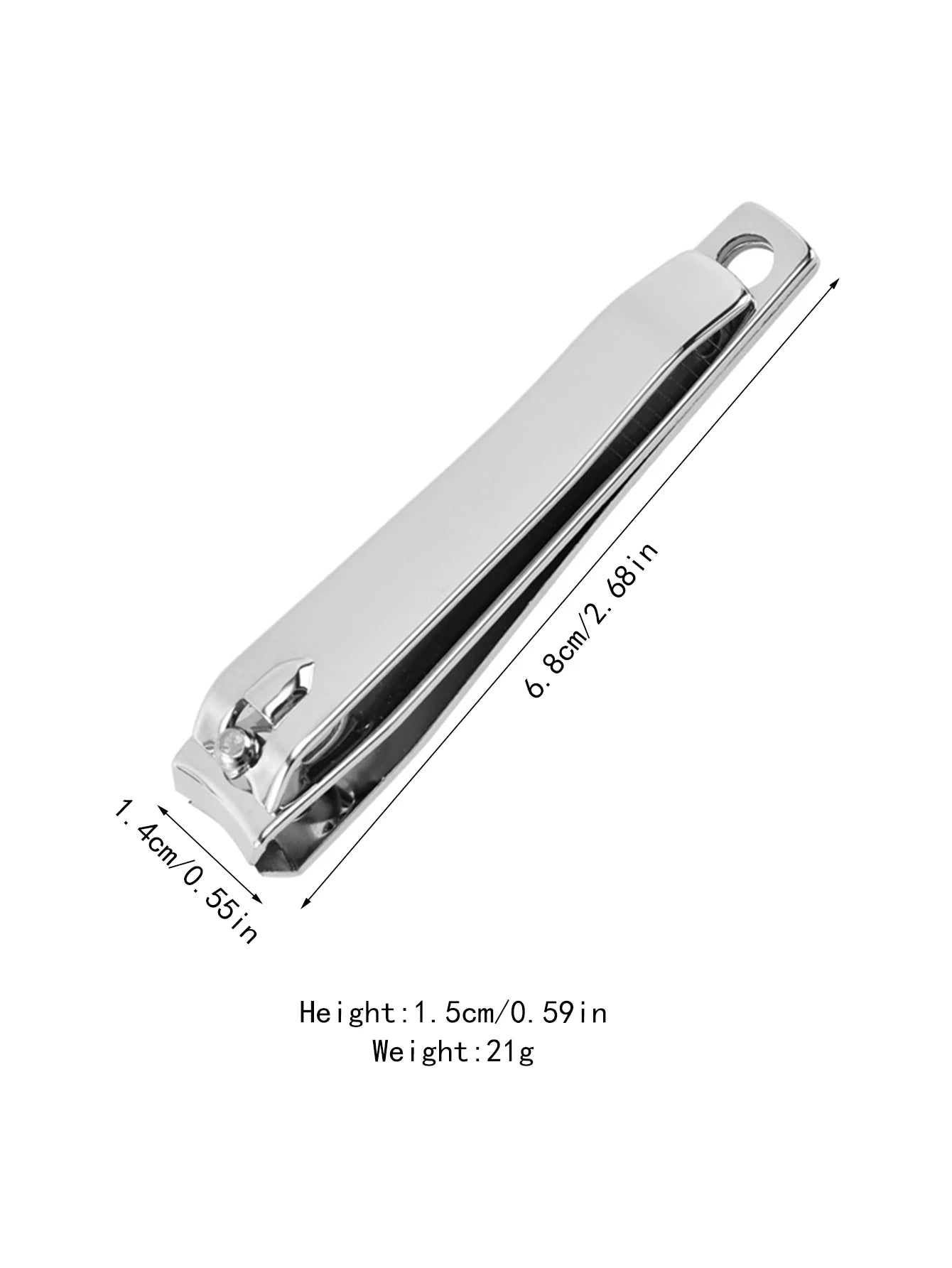 Premium Stainless Steel Nail Clippers – Sharp Fingernail & Toenail Cutter for Men and Women