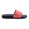 Women's Letter Print Beach Slippers, Flat PVC Casual Slides