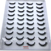 20 Pairs 3D Mink-Effect False Eyelashes Natural Long Full Strip Lashes (10–15 mm / 0.4–0.6 in) DIY Makeup Kit