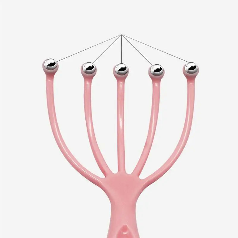 Five-Claw Handheld Head Massager – Portable Scalp Massager for Women, Relaxation & Stress Relief