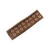 Punk Hollow Eyelet Elastic Headband – Wide Stretch Steampunk Goth Rock Hair Accessory for Women