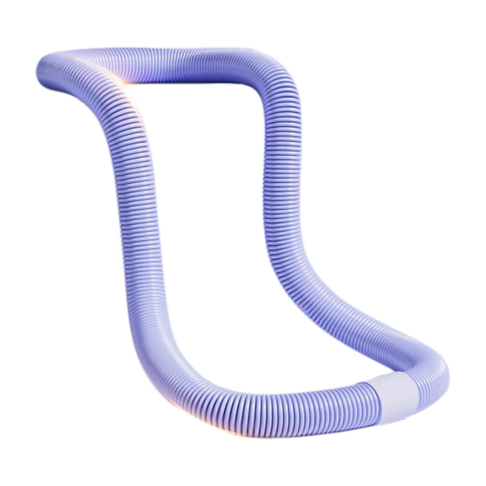 Weighted Foldable Fitness Hoop Quiet Waist & Belly Toning Circle 160 cm (63 in) Portable