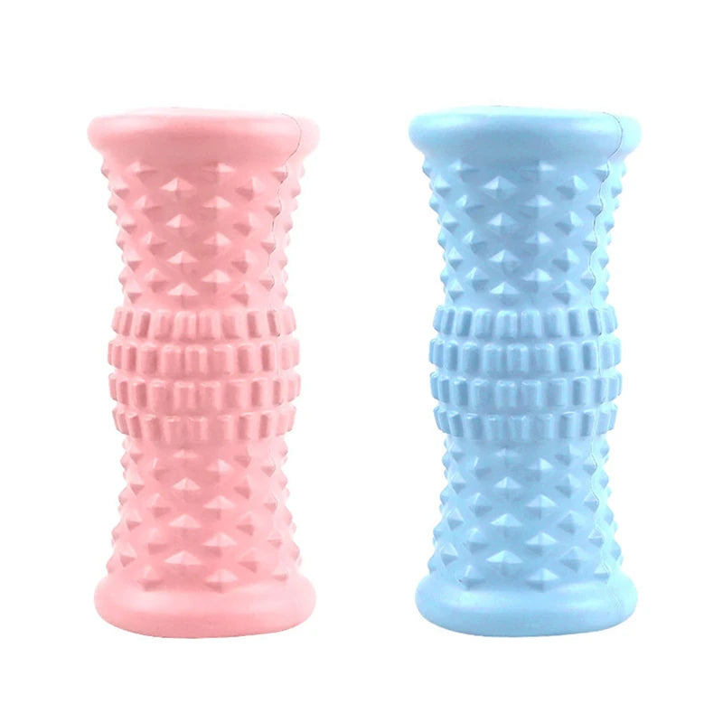 Foot Massage Roller — 1 or 2-Pack Yoga & Pilates Massage Ball Roller for Plantar Fasciitis, Calf, Leg & Back Muscle Relief (6.3 x 2.8 in / 16 x 7 cm)