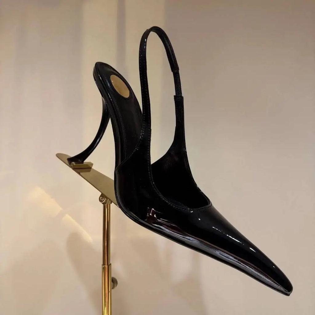 Women's Slim-Fit Pointed High Heel Sandals – 10 cm (4 in) Stiletto Party & Wedding Heels