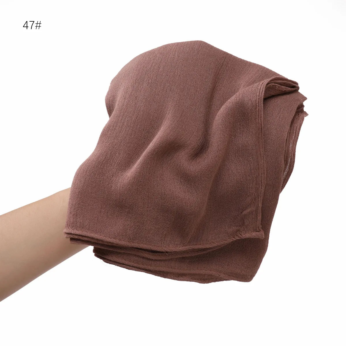 Women's Large Solid Polyester Hijab Scarf 80 x 190 cm (31.5 x 74.8 in) Long Muslim Headscarf Wrap Shawl Turban