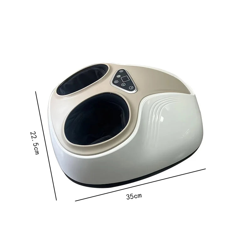 Electric Foot Massager with Heat & Kneading — Fully Automatic Foot Therapy Machine for Home & Gift