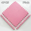 EVA Interlocking Floor Tile 30×30×1 cm (11.8×11.8×0.4 in) Leaf Texture Non-Slip Shock-Absorbing Gym, Yoga & Baby Play Mat