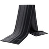 Men's Cashmere-Feel Scarf 180 x 31 cm (71 x 12 in) Plaid Stripe Pashmina Shawl Warm Winter