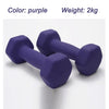 2kg (4.4 lb) Dumbbells for Women - Fitness Hand Weights for Strength Training & Toning
