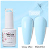 Top & Base 15ml (0.5 fl oz) Gel Nail Polish – Semi-Permanent UV/LED Soak-Off Base Coat and Top Coat, Long-Lasting Manicure