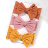 3-Pack Baby Girl Headband Set – Knitted Bow Knot Turban Hairbands for Newborns & Toddlers