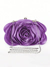 Floral Evening Clutch with Chain – Bridal Party Minaudiere Purse