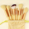 Professional Makeup Brush Set 8-29-Piece - Soft Powder, Eyeshadow & Foundation Brushes with Sponge Travel Cosmetic Kit