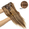 Natural Black Remy Clip-In Human Hair Extensions 7-Piece Set 12-24 in (30-60 cm)
