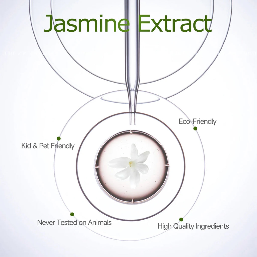 Jasmine Essential Oil – Pure Jasminum Sambac for Massage, Aromatherapy & Facial Care, Long-Lasting Fragrance