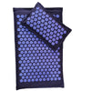 Acupressure Spike Mat Set 74 x 44 cm (29 x 17 in) with Pillow & Carry Bag – Natural Linen Buckwheat Massage Mat for Yoga & Pain Relief