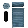 Acupressure Shakti Mat with Pillow – Spike Massage Mat for Back & Body Pain Relief, Yoga Relaxation (68×42×2 cm / 26.8×16.5×0.8 in)