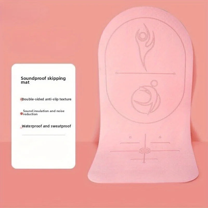 72 x 31 in (183 x 79 cm) Thickened Anti-Slip Shock-Absorbing Yoga Mat - Soundproof Fitness Mat for Indoor Exercise