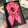 Luxury Horse Print Silk-Feel Square Scarf 70 x 70 cm (27.6 x 27.6 in) – Women's Neck, Hair, Foulard, Bandana