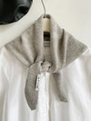 Women’s Korean-Style Triangle Knit Wool-Blend Scarf Shawl, Warm Winter Neck Wrap — 80–120 cm (31–47 in)