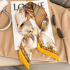 Luxury Satin-Feel Square Scarf 70 x 70 cm (27.6 x 27.6 in) – Women's Fashion Neck Wrap, Headband & Bandana