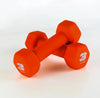 Rubber Hex Dumbbells 2–15 lb (0.9–6.8 kg) Neoprene Coated Non-Slip Home Gym Weights