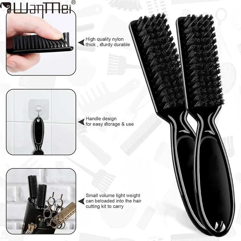Barber Neck Brush for Beard Styling & Hair Cutting – Cleaning Brush Salon Men’s Grooming Tool (Combo Pack)