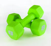 Rubber Hex Dumbbells 2–15 lb (0.9–6.8 kg) Neoprene Coated Non-Slip Home Gym Weights