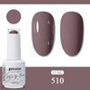 Glitter Gel Nail Polish 15ml Soak-Off UV/LED Base & Top Coat, 321 Colors